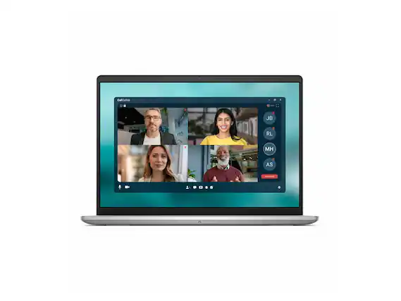 Front. Dell - Dell Pro 14 Essential PV14250 14" Notebook - Intel Core 5 120U - 16 GB - 512 GB SSD - Windows 11 Pro - Wi-Fi 6 D0CG4 - Black.