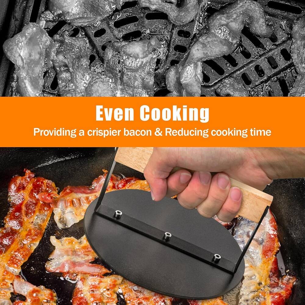 Even Cooking  
Providing a crispier bacon & Reducing cooking time