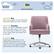 Alt View 18. Serta - Leighton Modern Memory Foam & Twill Fabric Home Office Chair - Lilac.