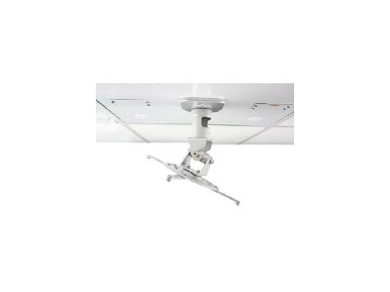 Alt View 7. Amer Networks - Amer Mounts AMRDCP100KIT - 30lb Ceiling Projector Mount, 360° Rotation, 180° Tilt - Black.