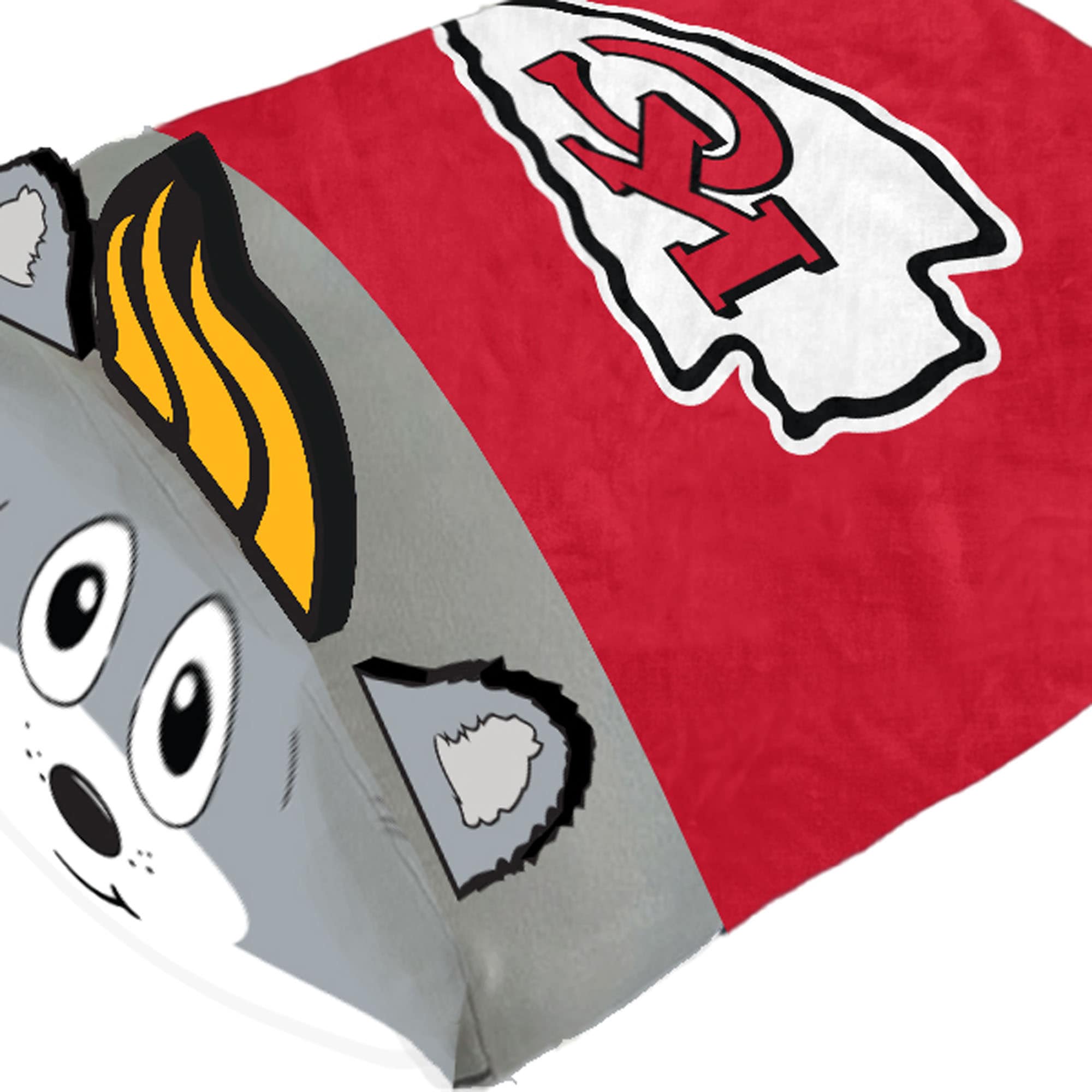 Alt View 1. Pegasus - Kansas City Chiefs Stackable Plushie Mascot Pillow - Multicolor.