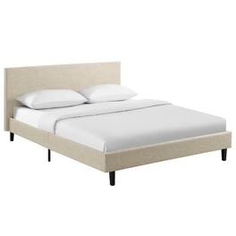 Modway - Anya Fabric Queen Bed - Brown