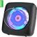 Front. FINEAK - Portable Bluetooth CD Player-Rechargeable Home & Wall Mount with Speakers - Black.