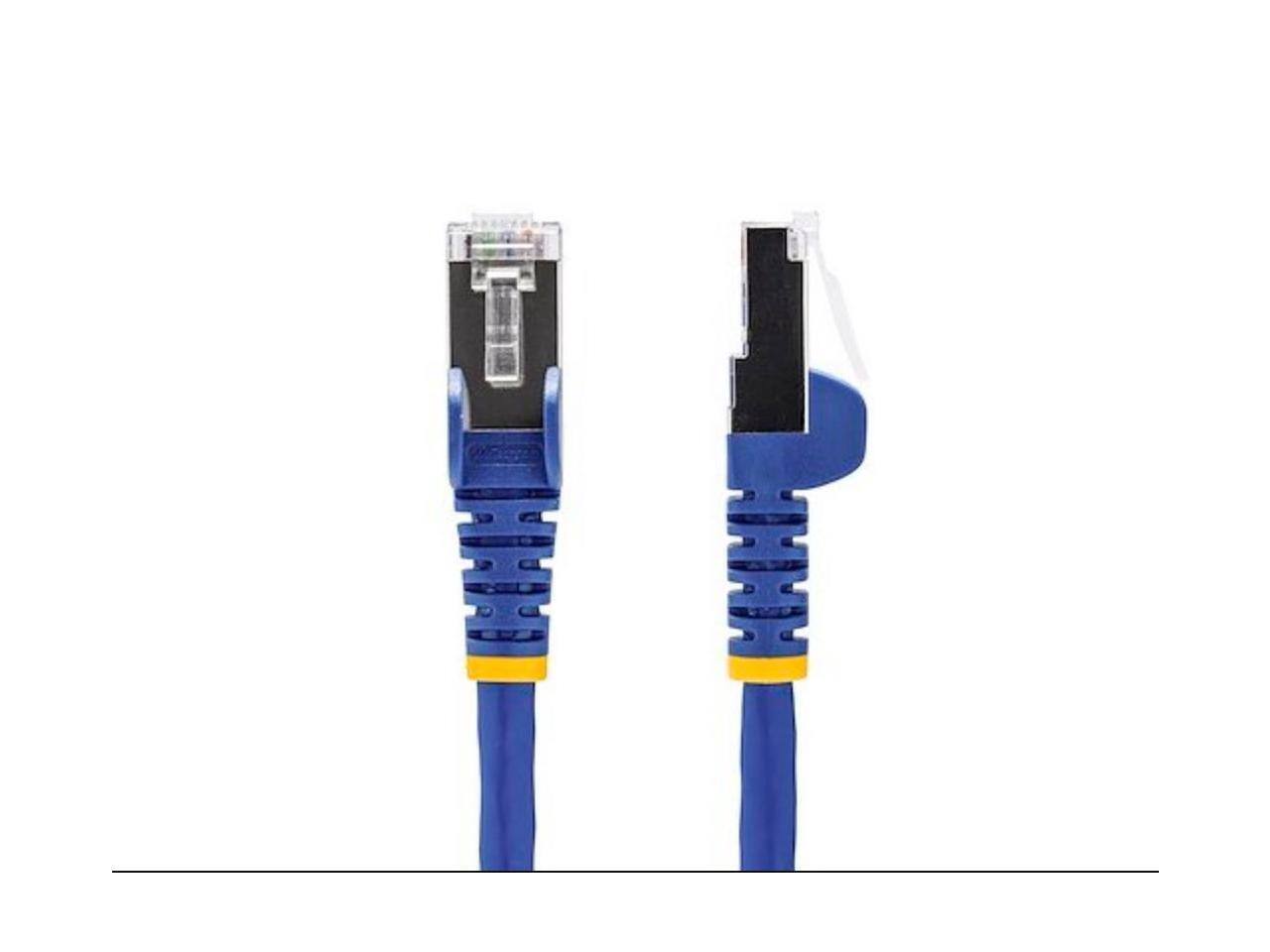 Alt View 1. StarTech.com - StarTech 10ft Blue CAT8 Ethernet Cable, 25G/40G, 2000MHz, 100W PoE, Shielded Patch - NLBL-10F-CAT8-PATCH.