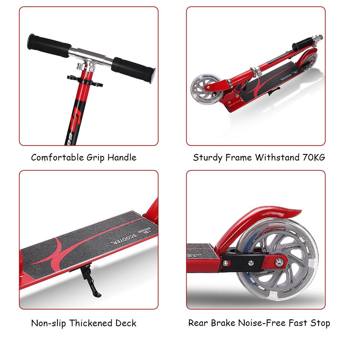 - Comfortable Grip Handle
- Sturdy Frame Withstand 70KG
- Non-slip Thickened Deck
- Rear Brake Noise-Free Fast Stop