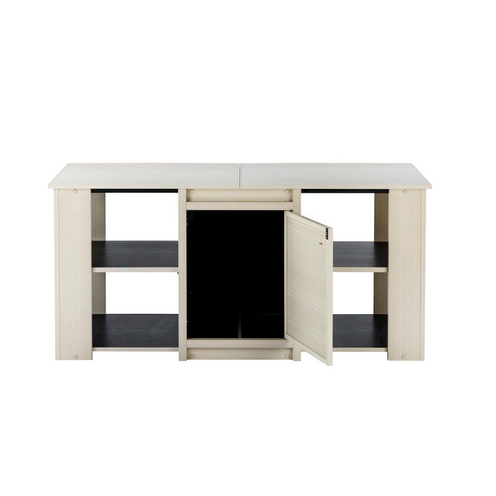 Alt View 1. New Age Pet - New Age Pet ECOFLEX 60" Versa Stand in Maple - Maple.