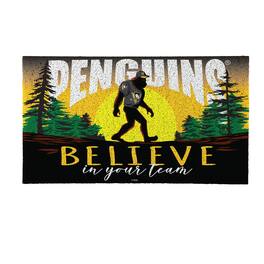 Evergreen Enterprises - Pittsburgh Penguins 28" x 16" Bigfoot Believe in Your Team Turf Door Mat - Multicolor
