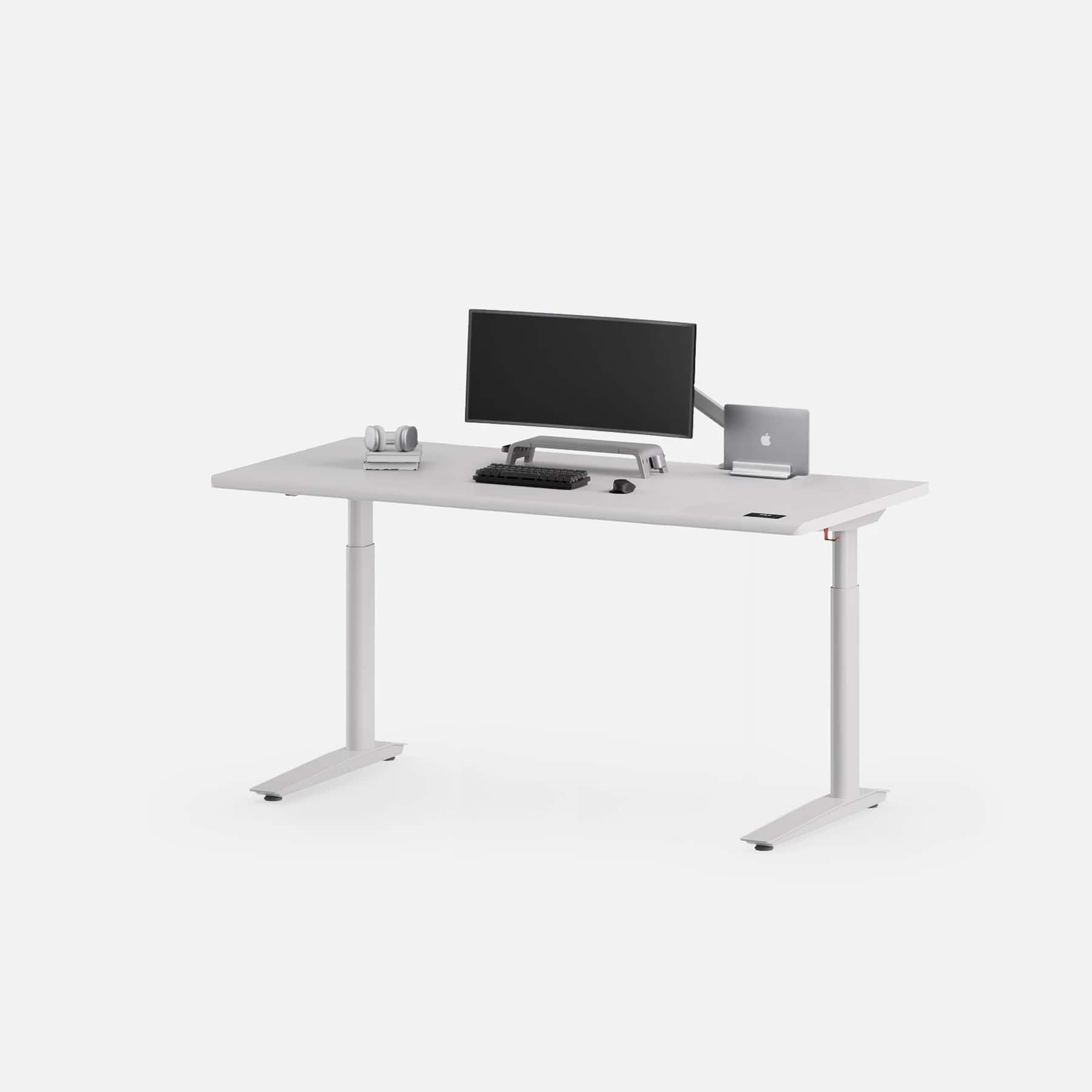 Desk 5 Electric Standing Desk - Autonomous Desk 5 Pro Expanse - Titanium White