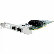Front. Atto - FastFrame N4S2 10Gigabit Ethernet Card.