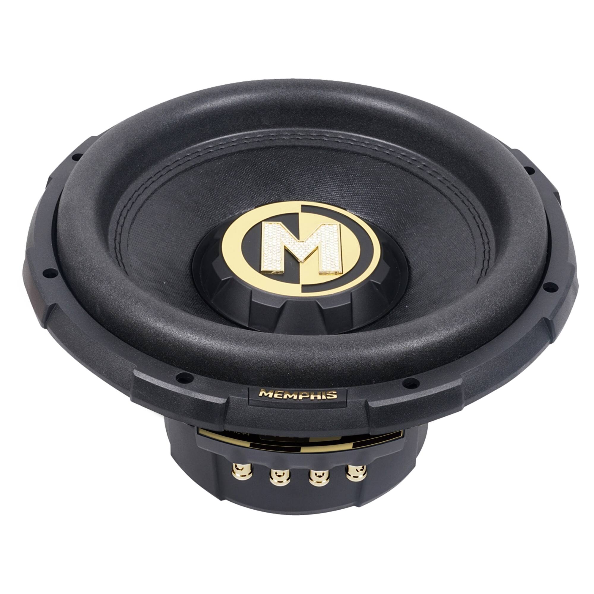 Alt View 1. Memphis Car Audio - Memphis Audio 60th Anniversary MJP1222 MOJO Pro Series 12" Component Subwoofer with Dual 2-ohm Voice Coils - Black/Gray.