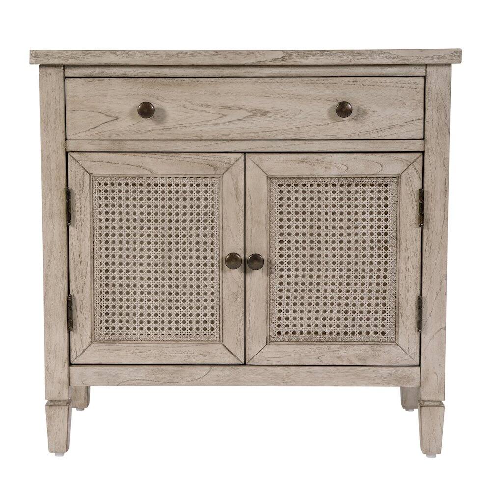 Alt View 1. Butler Specialty - Flagstaff 30 in. W Rectangular Cane Accent Chest - Gray.