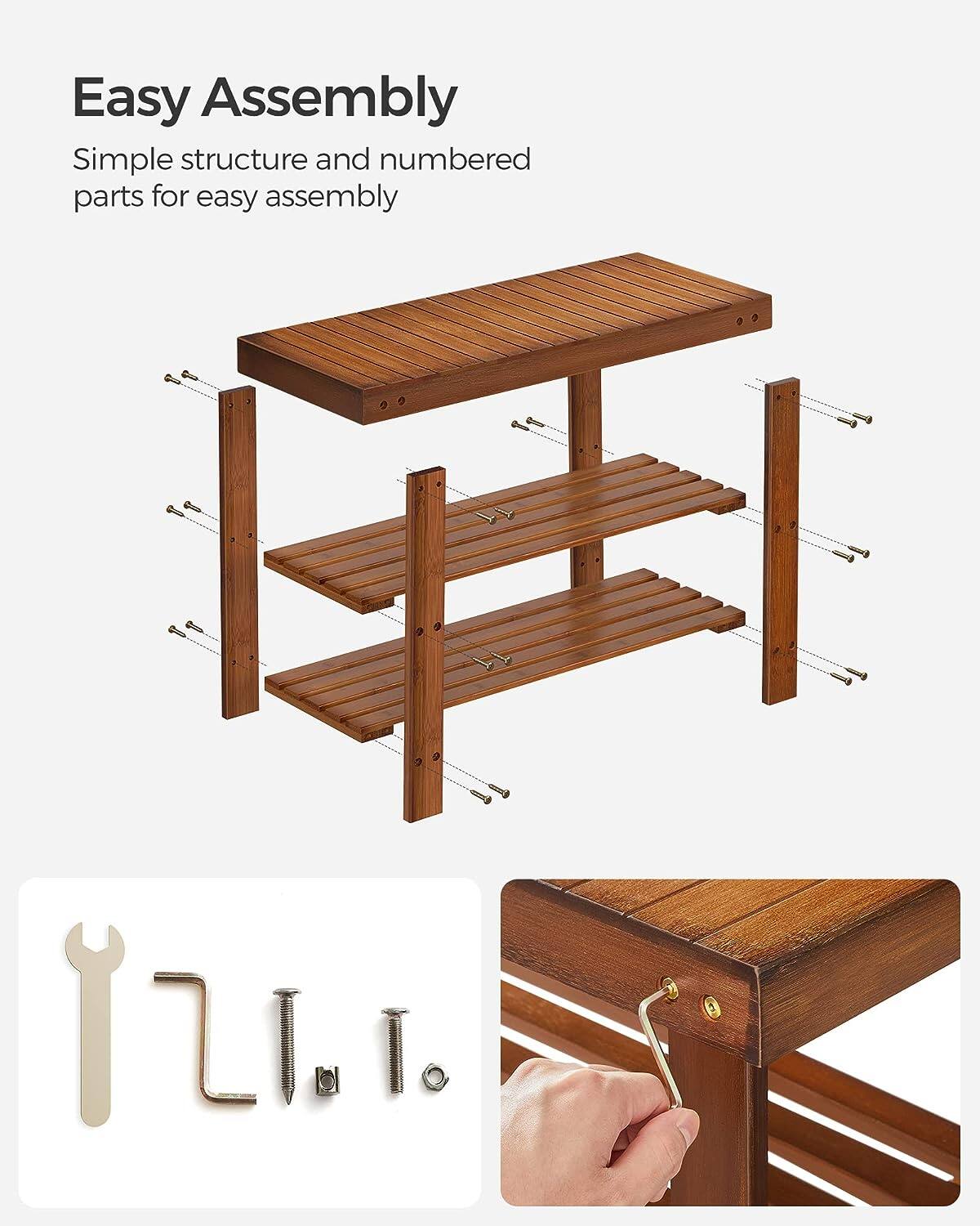 Easy Assembly

Simple structure and numbered parts for easy assembly