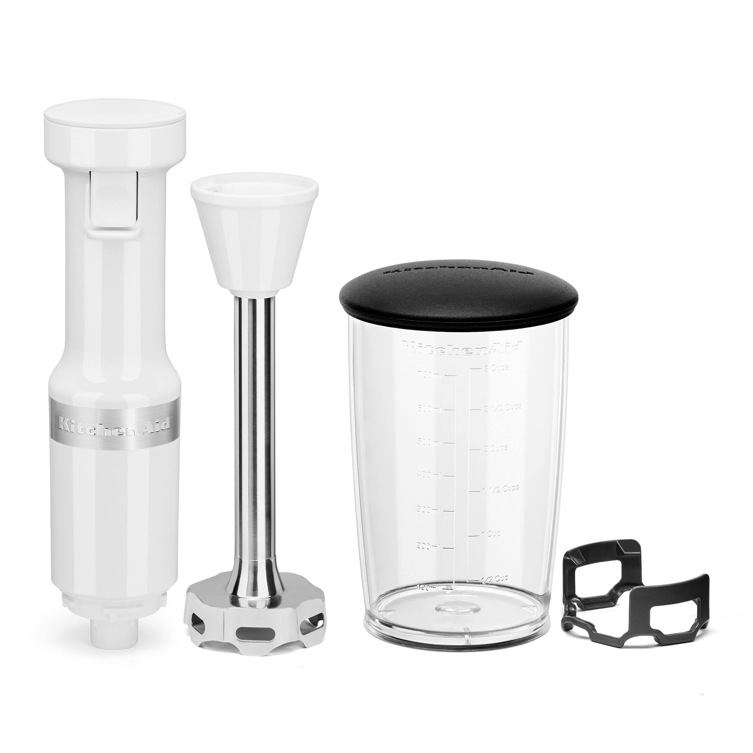 Left. KitchenAid - KitchenAid Variable Speed Corded Hand Blender - KHBV53 - White.