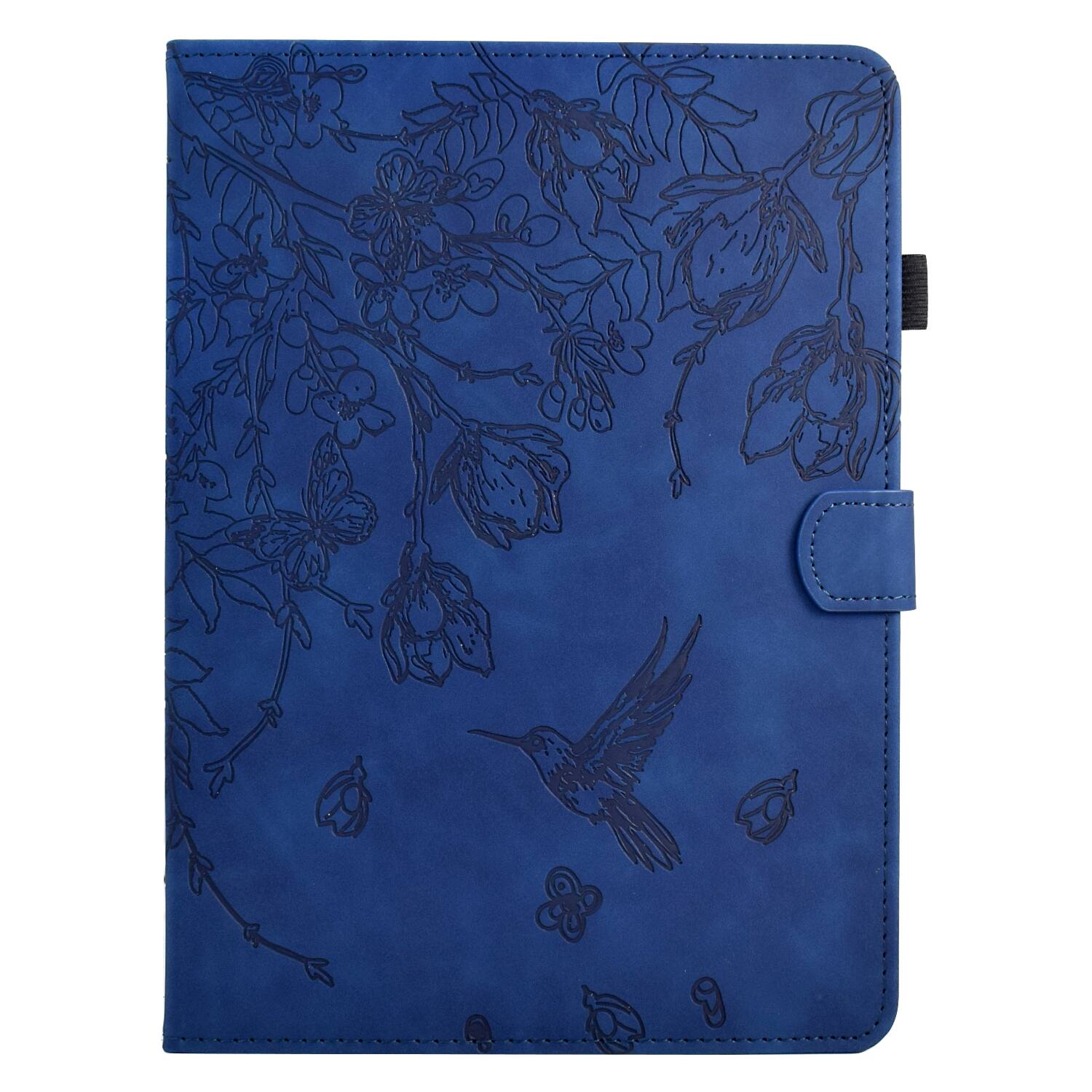 Alt View 5. Dteck - for Apple iPad Pro (M5) 11" 2025 (A3357)&Pro 11 (M4) 2024 (A2836) Embossed Folio Case,PU Leather Flip Stand Tablet Cover - Darkblue.