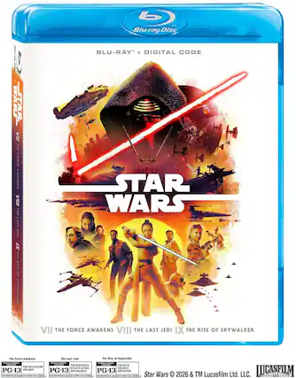 Front. Star Wars: Sequel Trilogy - BLU-RAY.