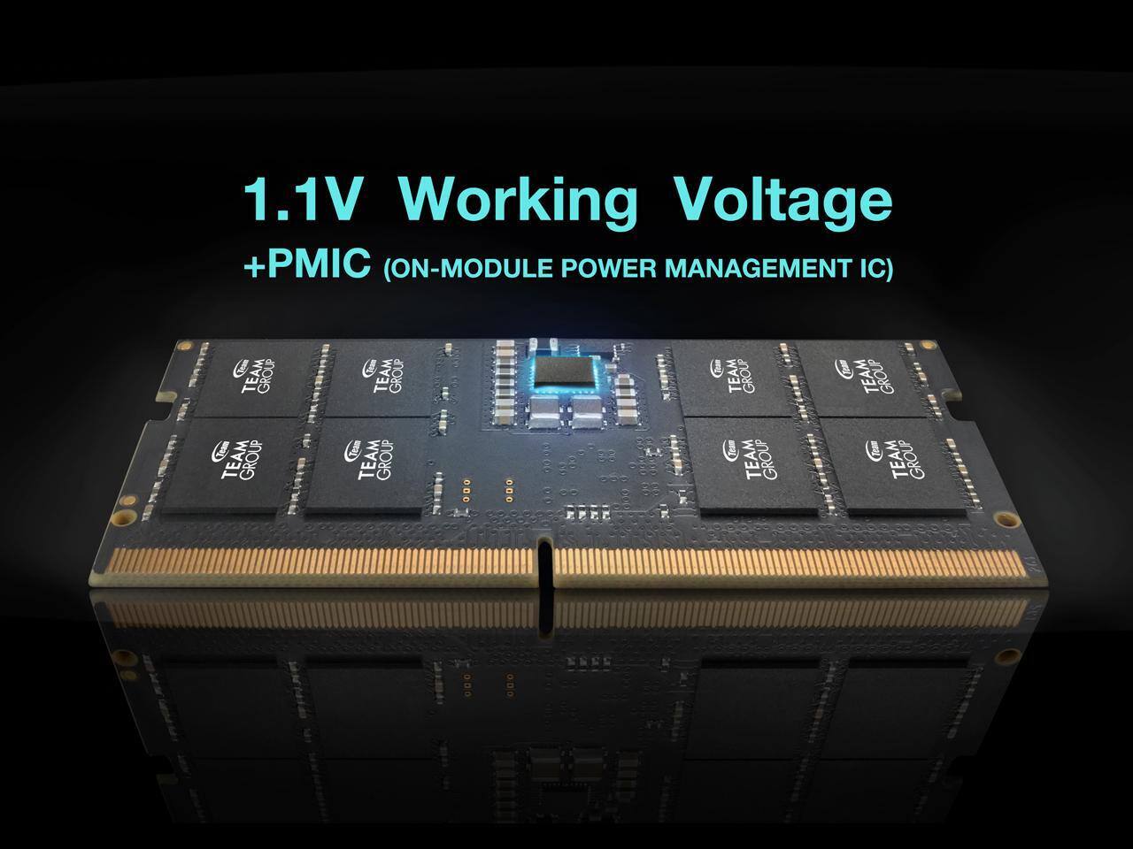 1.1V Working Voltage  
+PMIC (ON-MODULE POWER MANAGEMENT IC)
