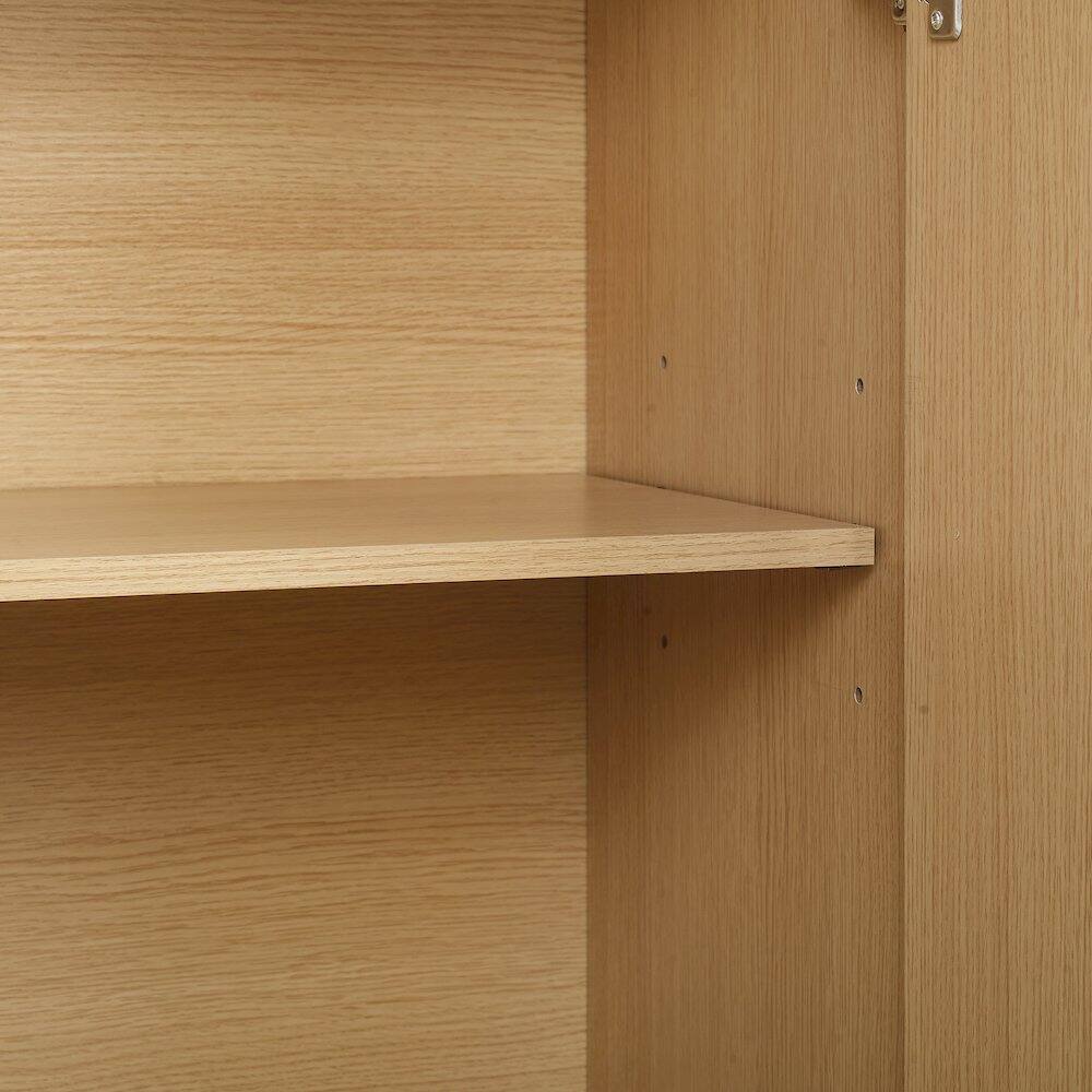 Alt View 2. Crosley Furniture - Marco Kitchen Storage Cabinet - Ash.