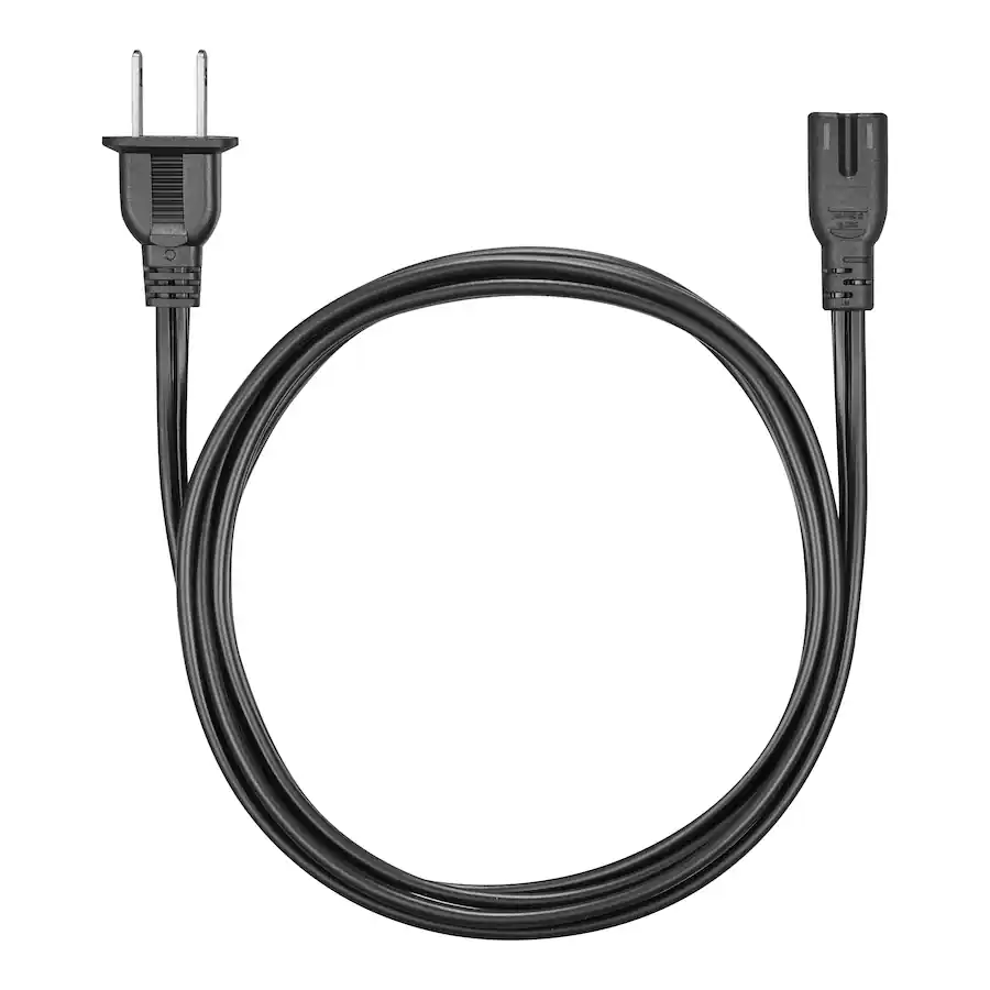 6.6ft 2-Prong AC Power Cord For Sony Bravia TVs 32-85 Inch - UL Certified Replacement