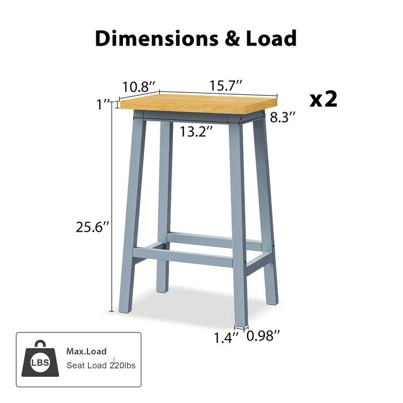 Dimensions & Load  
10.8" x 15.7" x 8.3"  
1" T  
13.2"  
25.6" L  
1.4" x 0.98"  
Max. Load Seat Load 220lbs
