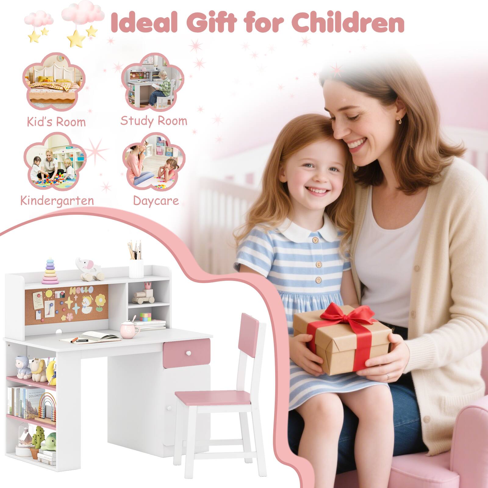 Ideal Gift for Children

- Kid's Room
- Study Room
- Kindergarten
- Daycare
