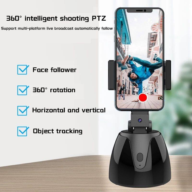 360° intelligent shooting PTZ  
Support multi-platform live broadcast automatically follow

- Face follower
- 360° rotation
- Horizontal and vertical
- Object tracking