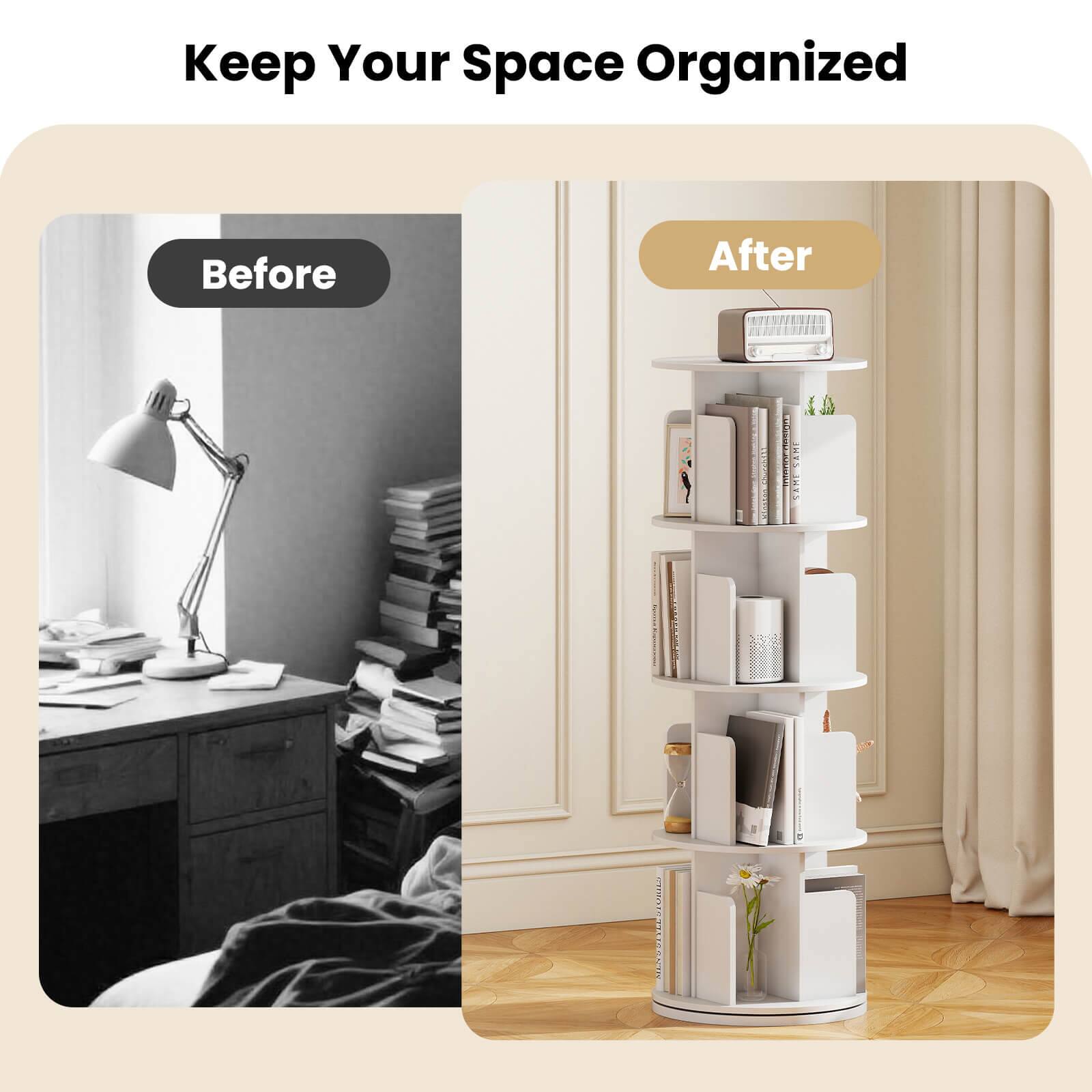 Keep Your Space Organized

Before

After
