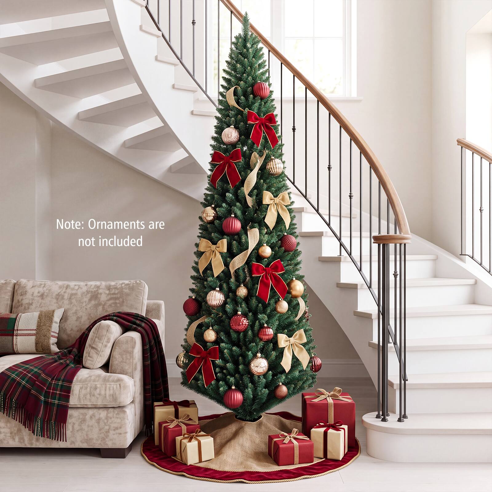 Note: Ornaments are not included
