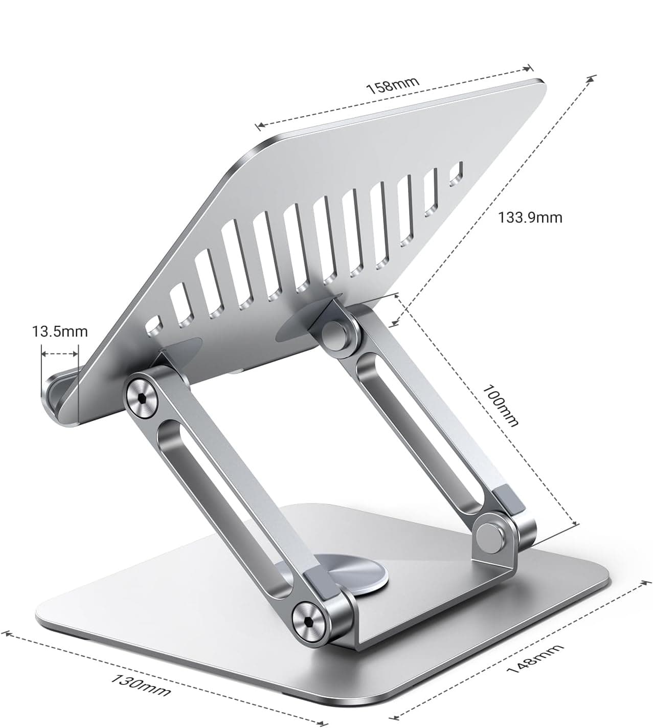 158mm  
133.9mm  
13.5mm  
100mm  
130mm  
148mm