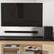 Back. Topteng - BS-18E 2.1ch Bluetooth 5.0 Soundbar with Subwoofer - Heavy Bass, HDMI/Optical/AUX/USB, Wall-Mountable - Black.