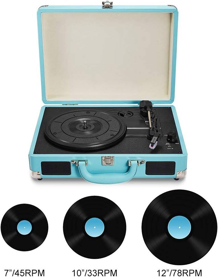 7"/45RPM  
10"/33RPM  
12"/78RPM