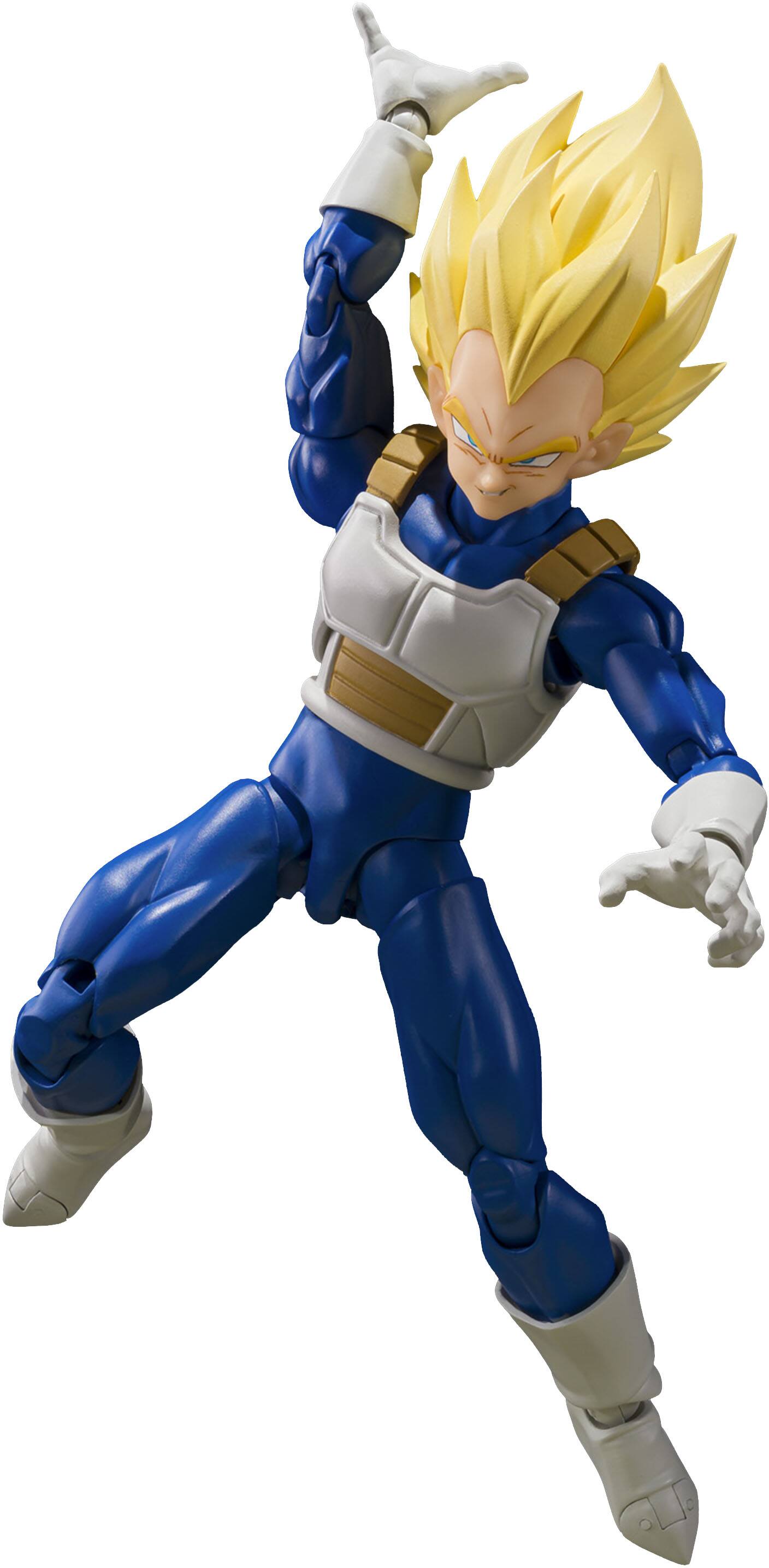 Alt View 1. Bandai - 5.5" Super Saiyan Vegeta (Dangerous Pride) - Dragon Ball Z - Tamashii Nations S.H.Figuarts.