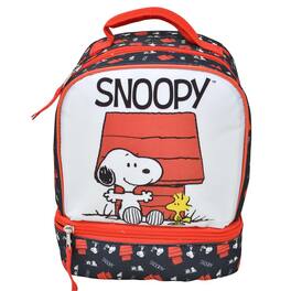 Fast Forward Kids Insulated Lunch Bag with Handle – Peanuts Snoopy Drop Bottom Lunch Bag Design - Assorted Pre-Pack