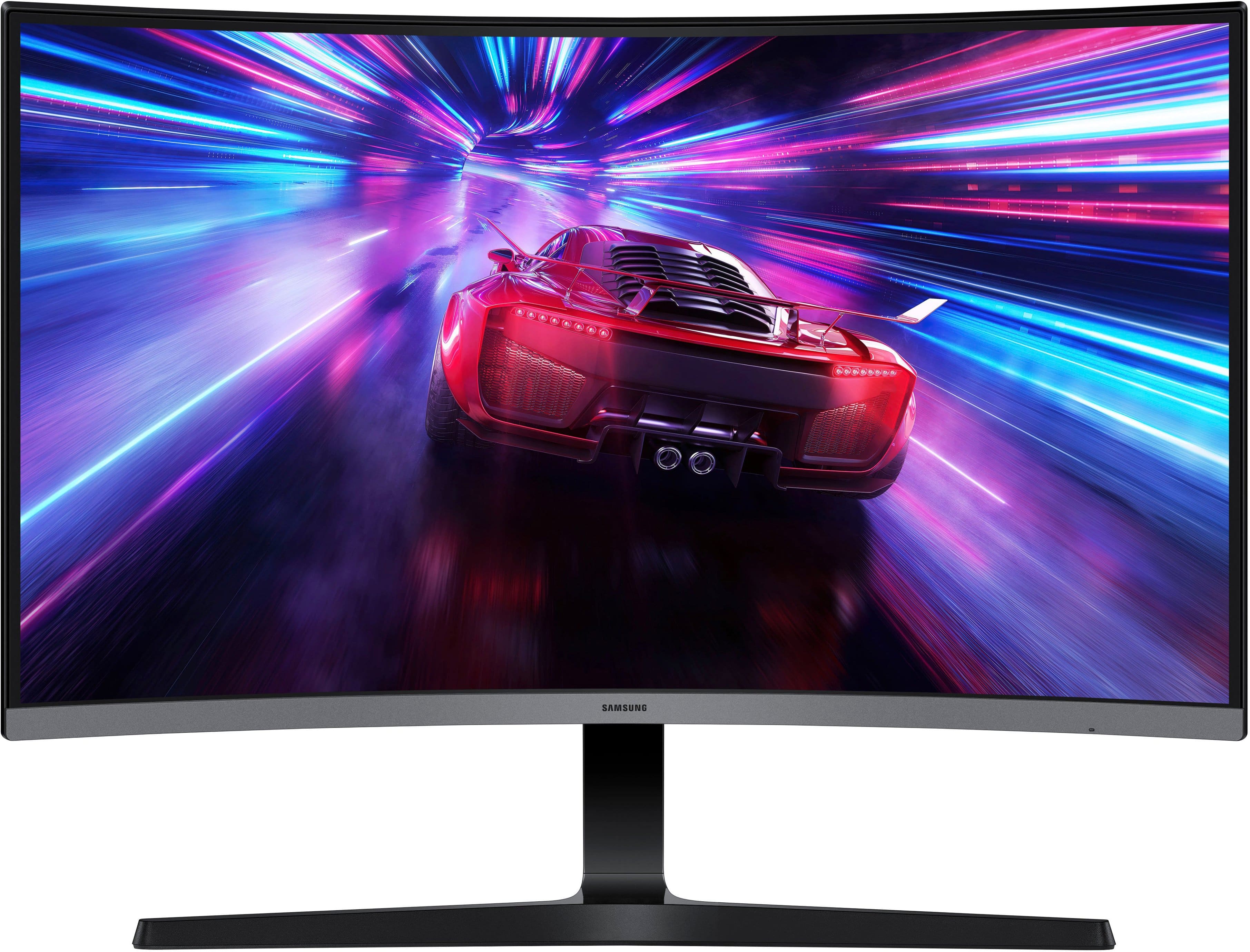 Alt View 17. Samsung - 27" S39GD Series Curved FHD 100Hz Monitor with Built-in Speakers (HDMI, D-Sub) - Black.
