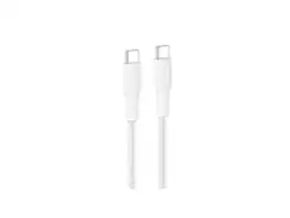 Belkin - BoostCharge Pro USB-C Data Transfer Cable - 9.84 ft USB-C Data Transfer Cable - White - CAB025fq3MWH