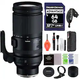 150-500mm f/5-6.7 Di III VC VXD Lens for Nikon Z Mount w/ Advanced Accessories Bundle | Tamron 150-500mm Nikon Z - Black