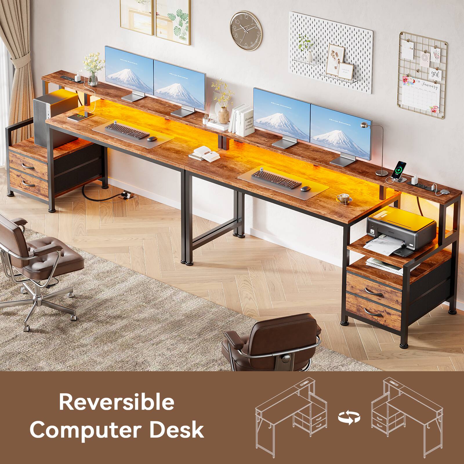 I O 0 8 7 2 - 5 B | ee - 1 fnunly | Jt - Reversible Computer Desk
