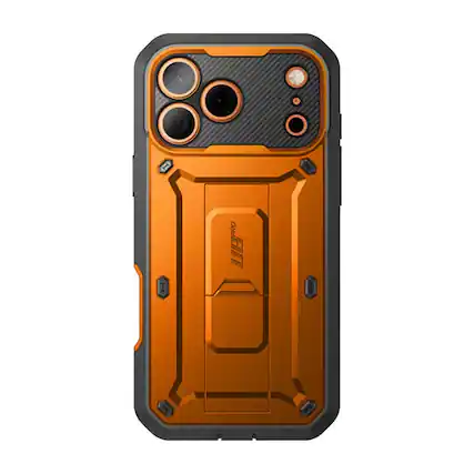 Front. SUPCASE - Unicorn Beetle Pro Rugged Case for iPhone 17 Pro Max – Full-Body Protection with Screen Protector - Coral.
