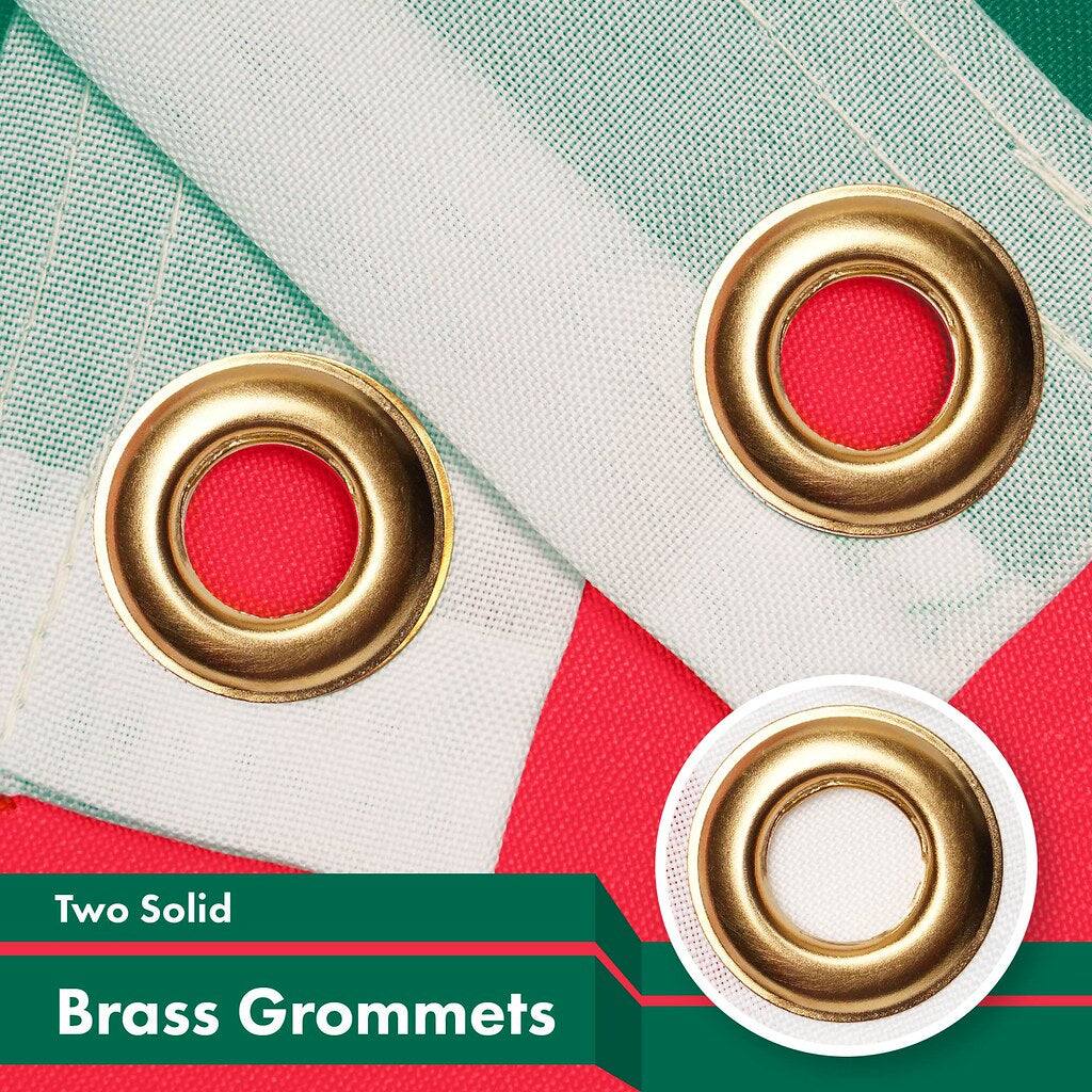 Two Solid Brass Grommets