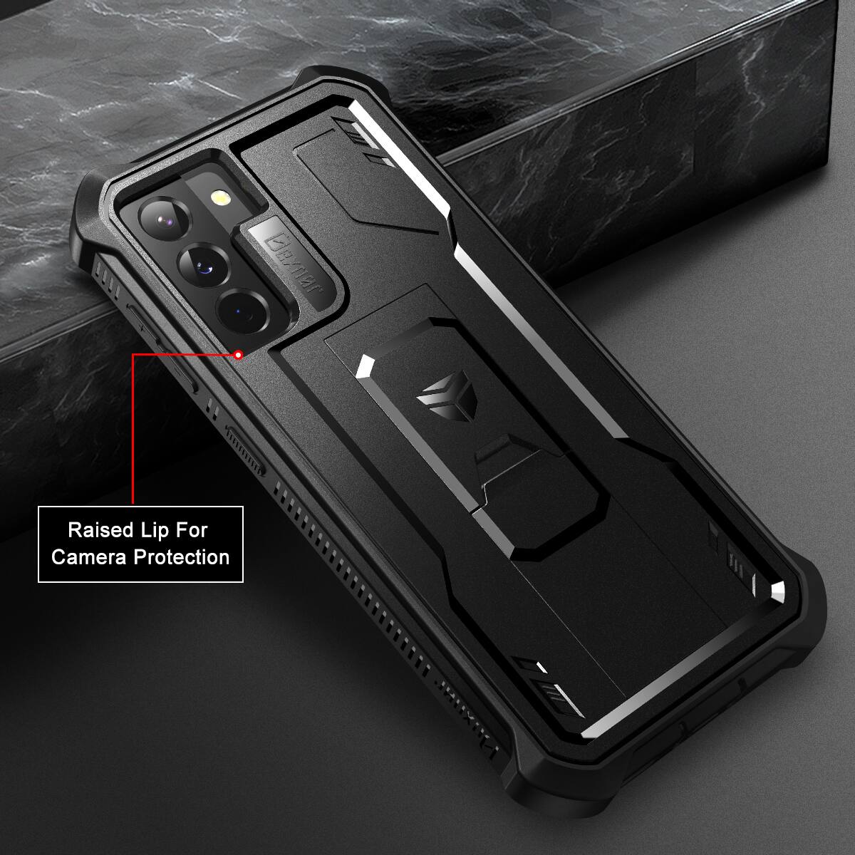 Raised Lip For Camera Protection
