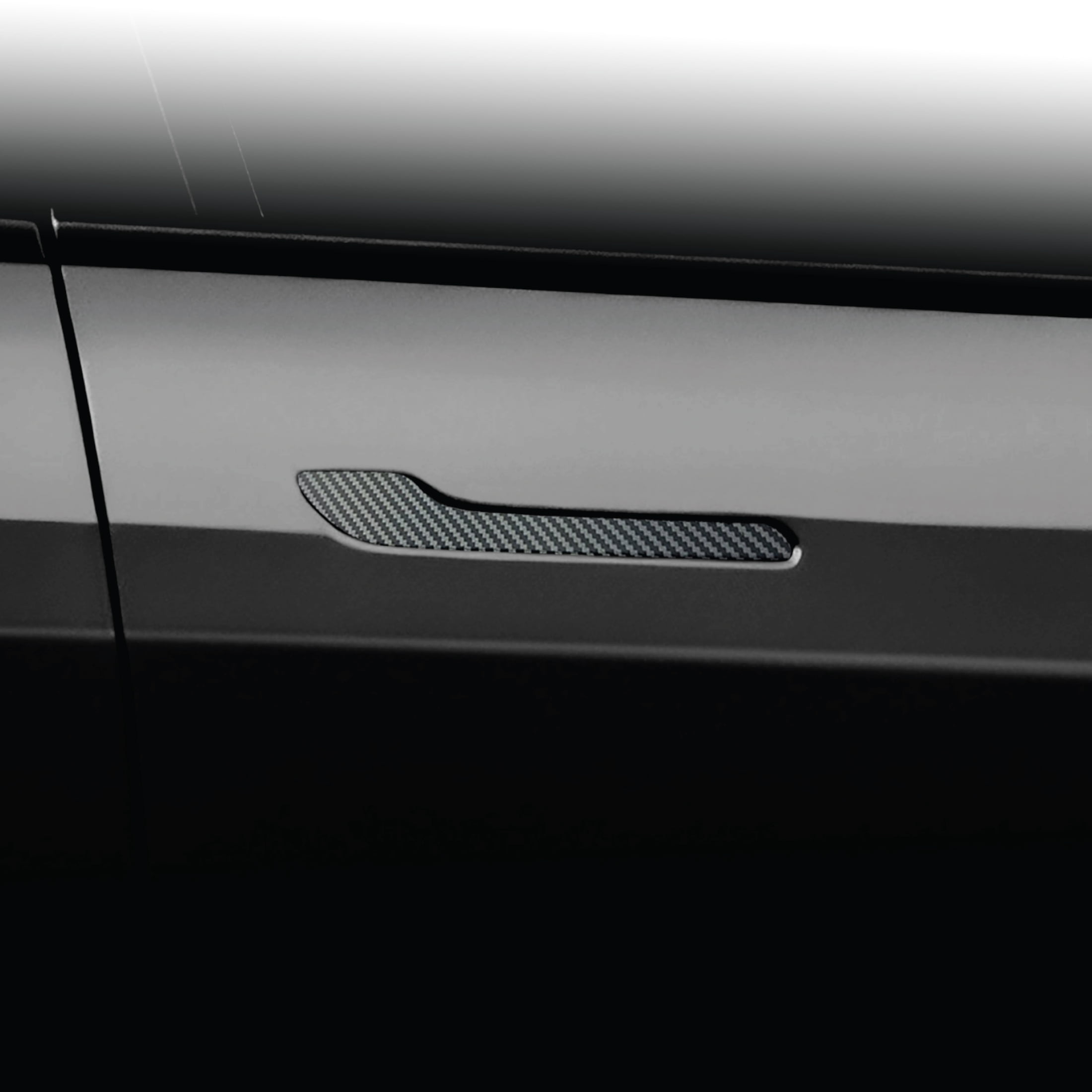 Alt View 1. Digipower - Digipower Carbon Fiber Door Handle Covers for Tesla Model 3 & Y - 4-Pack Peel-and-Stick Trim.