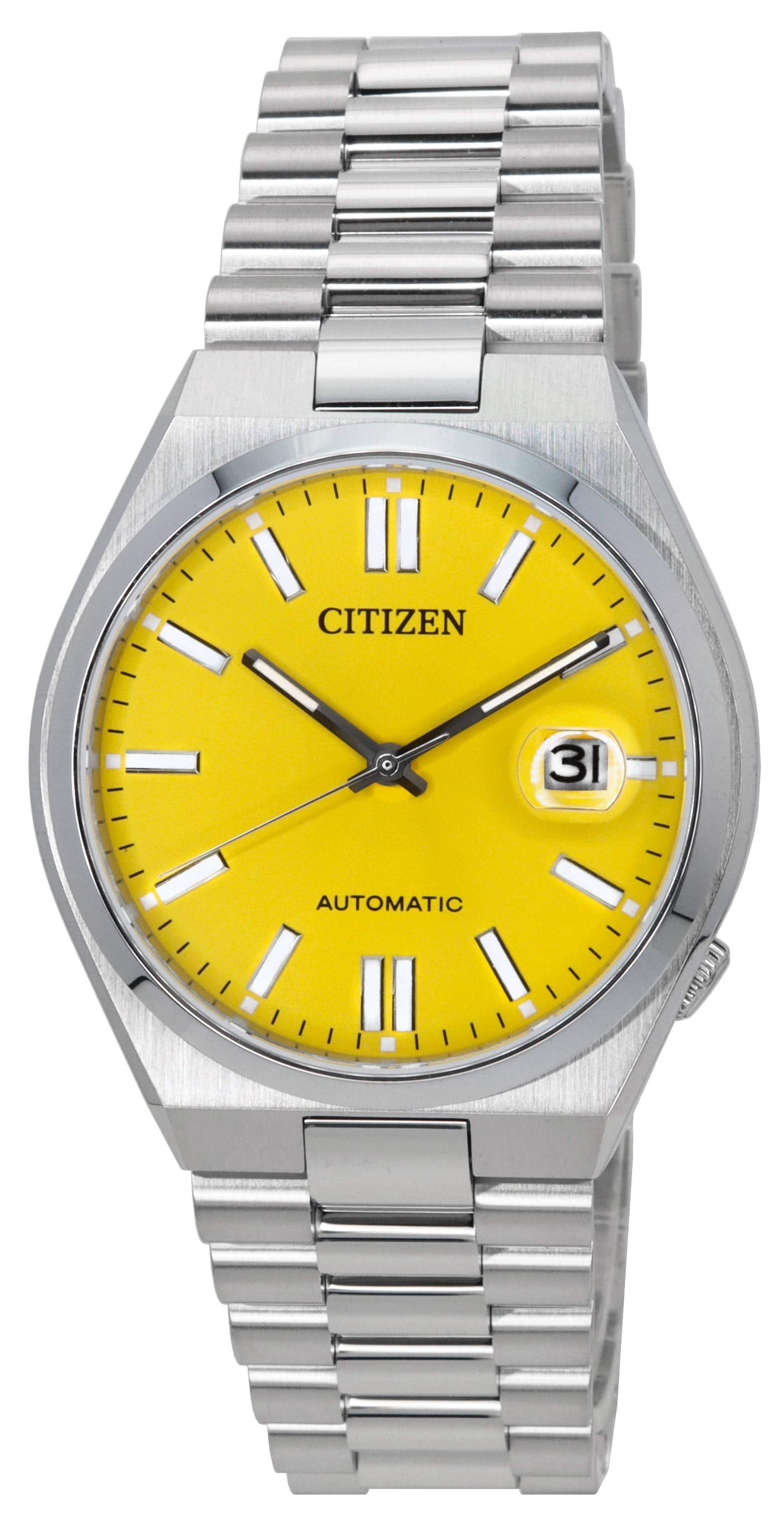 Citizen - Tsuyosa Stainless Steel Dial Automatic NJ0150-81Z Men's Watch - Yellow
