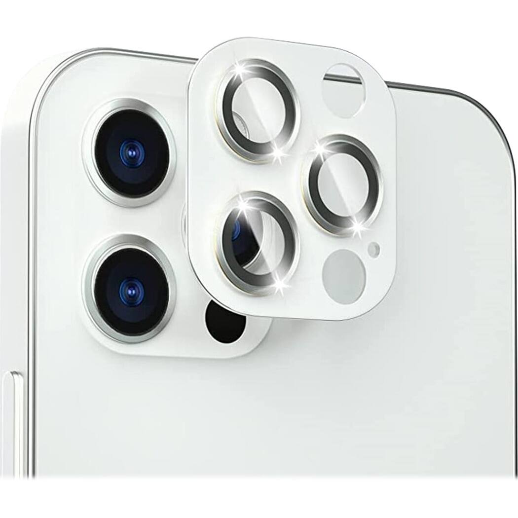 Alt View 12. SaharaCase - ZeroDamage Camera Lens Protector for Apple iPhone 13 Pro and iPhone 13 Pro Max (2-Pack) - White.