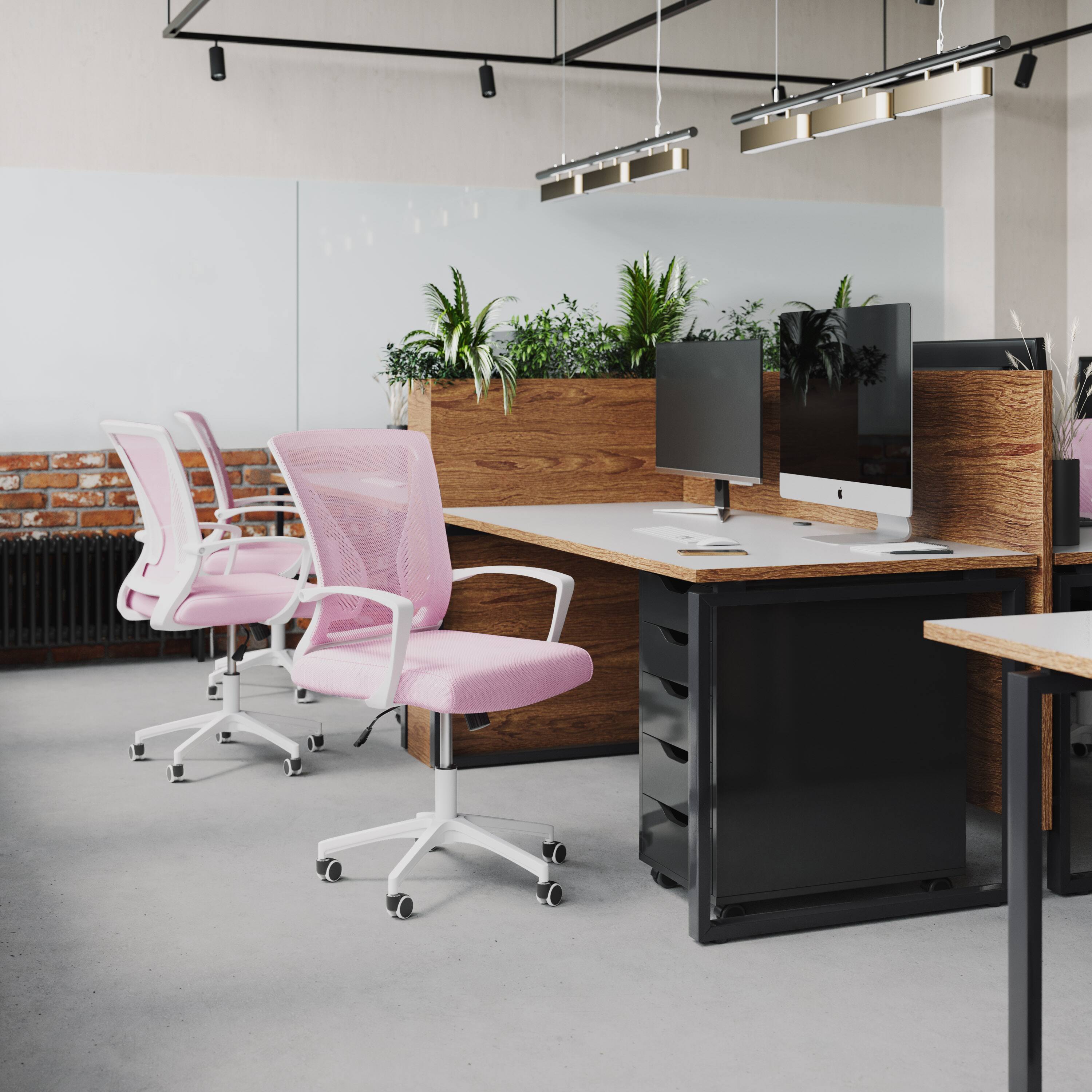 Alt View 12. CorLiving - Workspace Mesh Back Office Chair - Pink.