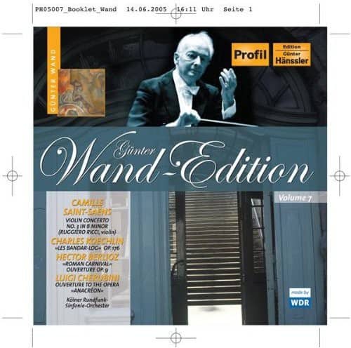 Günter Wand - Violin Concerto 3   - COMPACT DISCS [CD] price history on PriceWatchPro