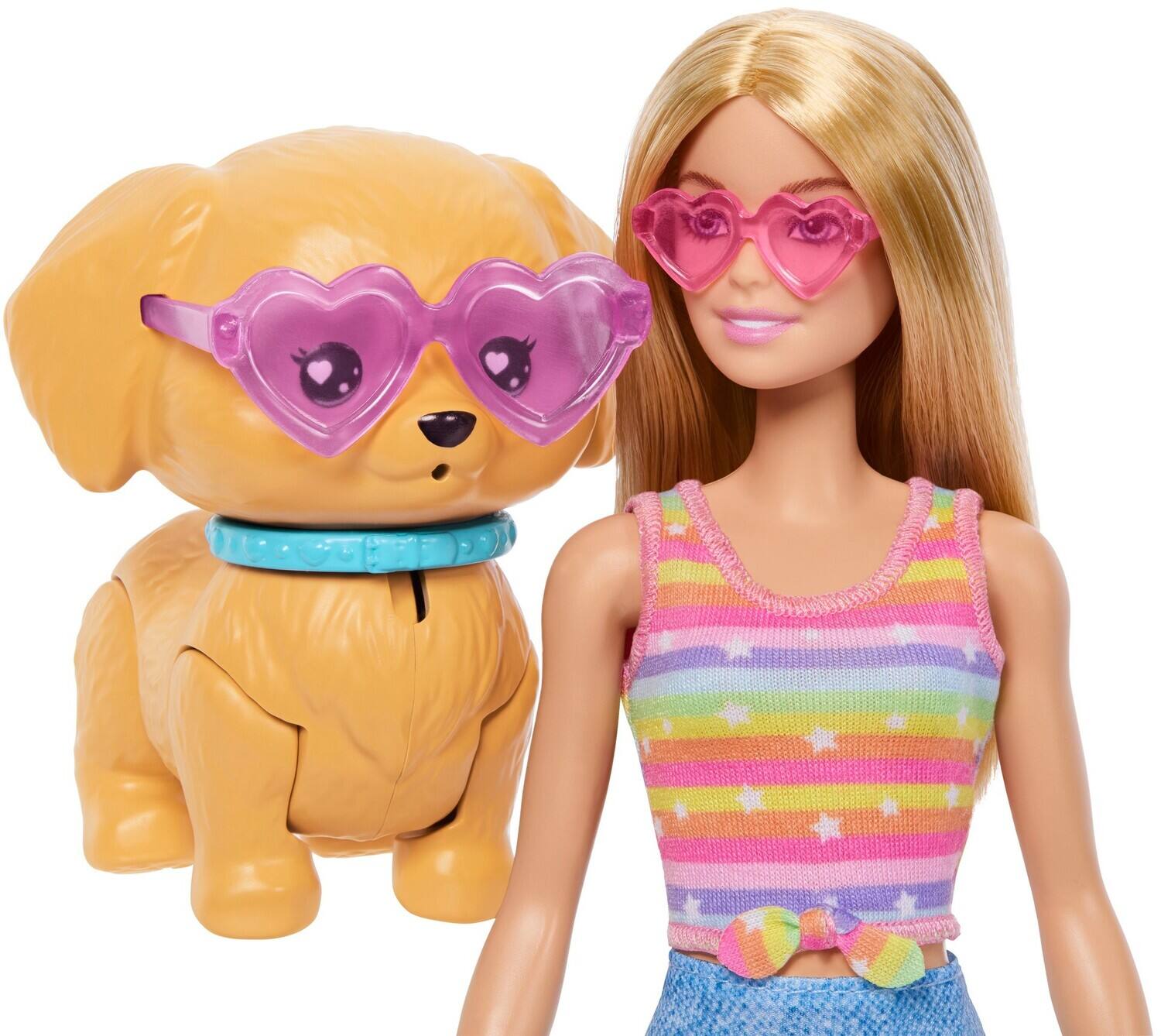 Alt View 2. Mattel - Barbie Pets Skate & Run Pup Blonde Doll with Puppy   - COLLECTIBLES - Multicolor.