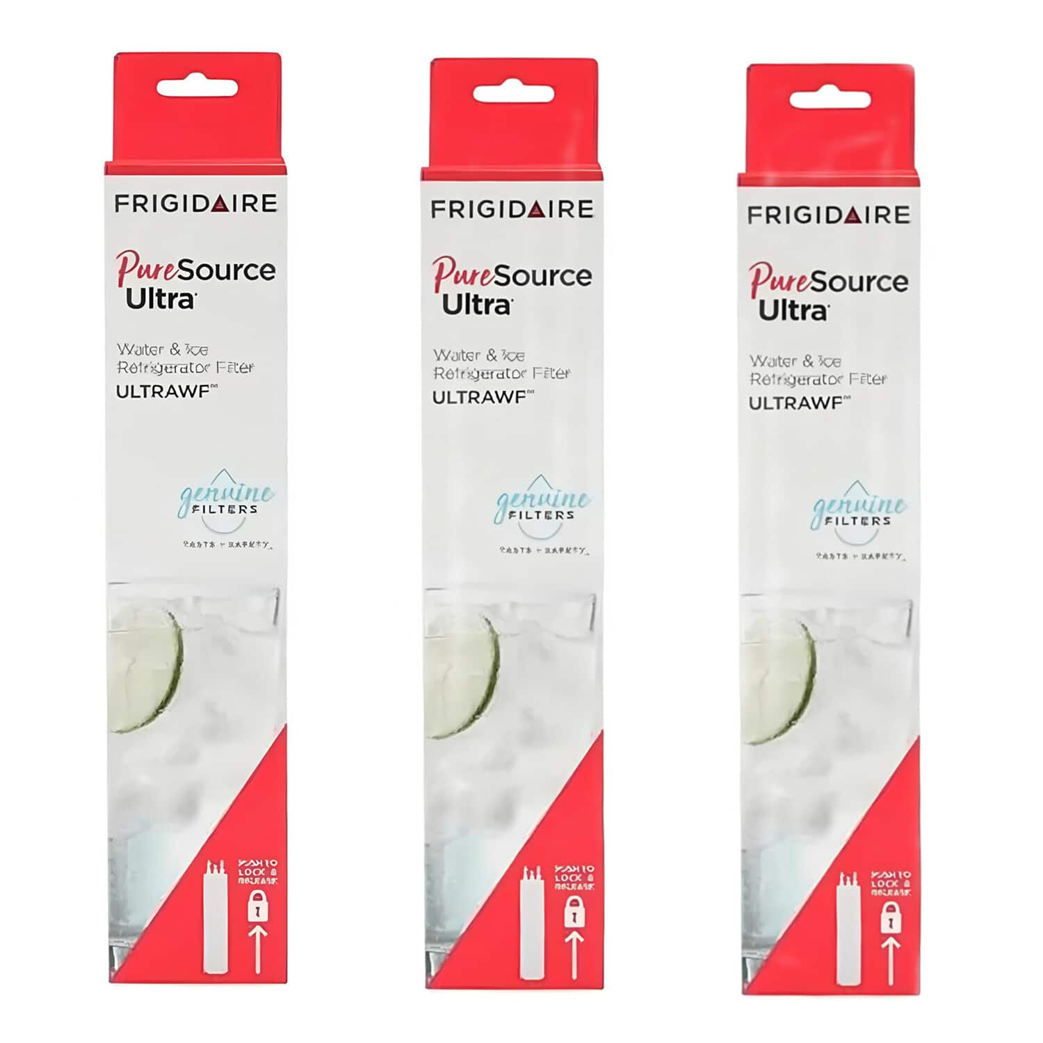 Frigidaire - ULTRAWF PureSource Ultra Refrigerator Water Filter 3 Pack