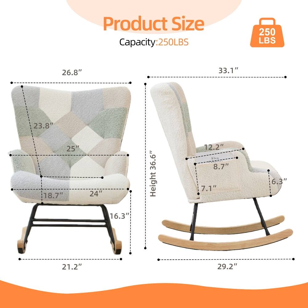 Product Size  
Capacity: 250LBS  
26.8"  
33.1"  
23.8"  
25"  
18.7"  
24"  
16.3"  
Height 36.6"  
12.2"  
8.7"  
7.1"  
6.3"  
21.2"  
29.2"