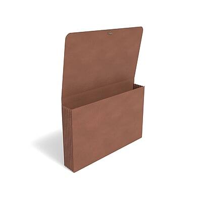 Alt View 1. Staples - Staples Expanding Wallet, Elastic Closure, Legal Size, Brown, 10/Box (TR422618) - Brown.