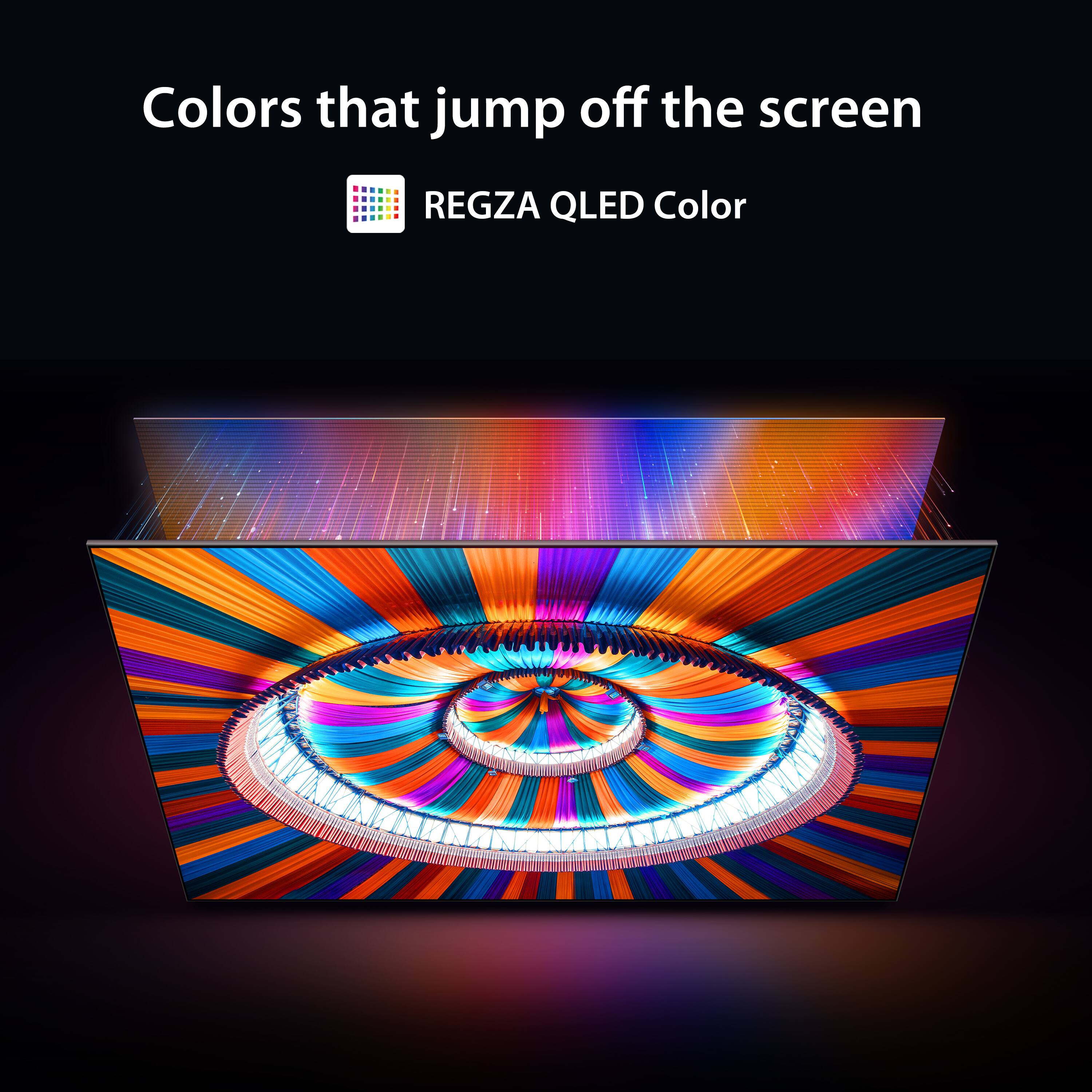 Colors that jump off the screen  
REGZA QLED Color