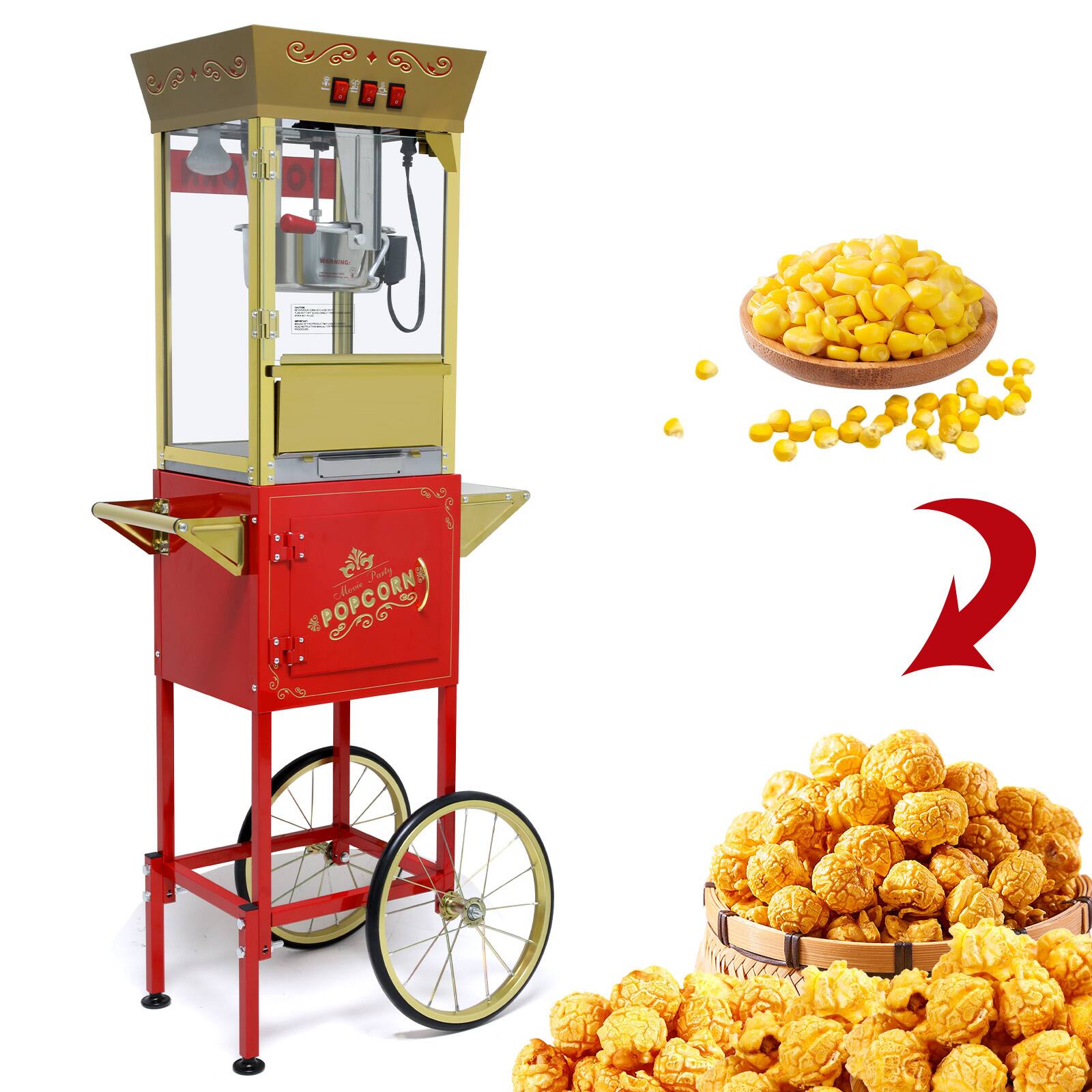 Sure, here is the corrected and grouped text from the image:

**Popcorn Machine:**
- "POPCORN"
- "The Original"
- "POPCORN"

**Popcorn:**
- "POPCORN"
